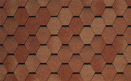 Гибкая черепица TEGOLA BUSINESS UNICA, VENETO UNICA, Terracotta 206