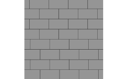 Плитка тротуарная SteinRus Sevilia В.8.П.8 гладкая, серый, 300*150*80 мм