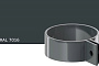 Хомут трубы металлический KROP PVC для системы D 130/90 мм, RAL 7016