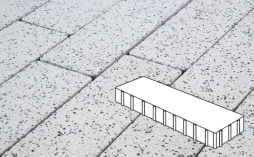 Плитка тротуарная Готика, Granite FINERRO, Плита Б.3.П.10, Покостовский, 500*125*100 мм