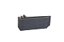 Клинкерная плитка угловая Terramatic Koro Black AB, 185*71*60*14 мм