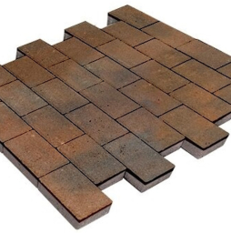 Плитка тротуарная SteinRus Севилья В.8.П.8, гладкая, ColorMix Штайнрус, 300*150*80 мм
