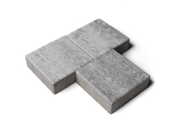 Плитка тротуарная Квадрат Б.1.К.10 искусственный камень шунгит, 300*300*100 мм 