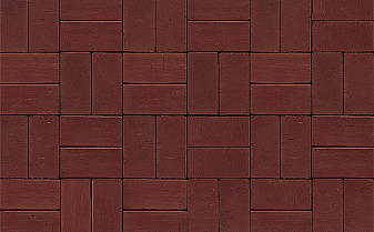 Клинкерная брусчатка Westerwaelder Klinker PK83 Naturrot, 200*100*52 мм