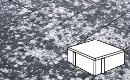 Плитка тротуарная Готика, City Granite FINO, Квадрат Б.1.К.6, Диорит, 100*100*60 мм