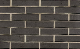 Кирпич клинкерный Muhr 05F Eisenschmelz Schwarzbraun Fuss гладкий, 240*115*52 мм