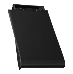 Керамическая черепица боковая левая TONDACH Figaro 11 (Planoton 11), Black glazed
