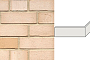 Клинкерная плитка угловая ручной формовки Feldhaus Klinker NF 14 W911 vario crema albula 240*71*115*14 мм