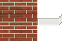 Клинкерная плитка угловая ручной формовки Feldhaus Klinker NF 9 W307 ardor rustico 240*71*115*9 мм