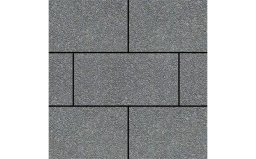 Плитка тротуарная SteinRus Парк Плейс Б.3.П.8 Native, серый, 600*300*80 мм