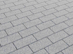 Плитка тротуарная Прямоугольник Б.2.П.6 стоунмикс белый с черным, 200*100*60 мм