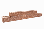 Кирпич облицовочный Губский КЗ, кора с песком, бежевый, 250*120*65 мм