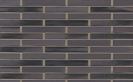 Кирпич клинкерный Muhr 15 Schwarz-bunt Edelglanz гладкий, 290*60*40 мм