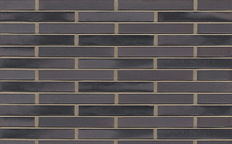 Кирпич клинкерный Muhr 15 Schwarz-bunt Edelglanz гладкий, 290*60*40 мм