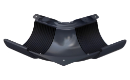 Внутренний угол желоба 135° BRAAS, 125/90 мм, сталь, графит