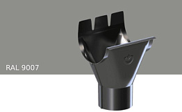 Воронка KROP STAL для системы D 150/100 мм, RAL 9007