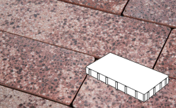 Плитка тротуарная Готика, Granite FINO, Плита Б.6.П.8, Сансет, 400*200*80 мм