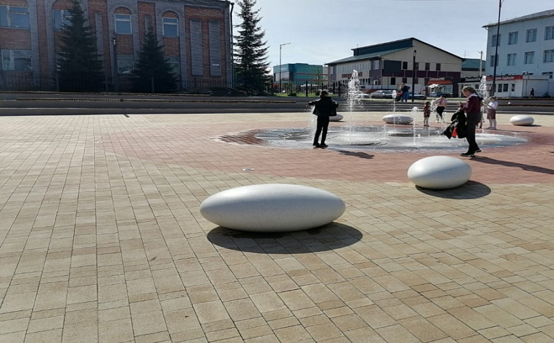 Плитка тротуарная Старый город А.1.Фсм.4 листопад гранит клен, комплект 3 шт, толщина 40 мм
