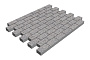Плитка тротуарная SteinRus Прямоугольник Б.6.П.6 Backwash Каспий, 200*100*60 мм