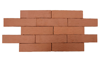 Плитка керамическая ПНГ НВФ Faber Jar красная, 250*65*20 мм