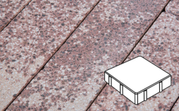 Плитка тротуарная Готика, Granite FINERRO, Квадрат В.1.К.10/Г.1.К.10 без фаски, Сансет, 150*150*100 мм
