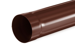 Труба водосточная Aquasystem PE dRain 1 м RAL 8017 D 90 мм