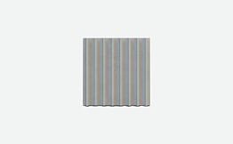 3D-плитка ARCHITECTILES Asperitas, № 7 Siete, серый, 120*120*15 мм