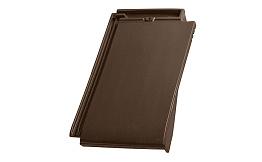 Керамическая черепица боковая правая TONDACH Figaro 11 (Planoton 11), Brown engobe