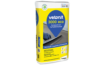 Суперфинишный наливной пол vetonit 3000 eco, 20 кг