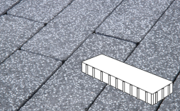 Плитка тротуарная Готика, Granite FINERRO, Плита Б.3.П.10, Суховязский, 500*125*100 мм