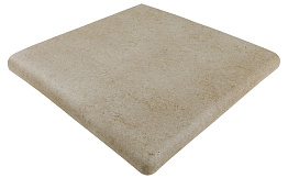 Клинкерная угловая ступень-флорентинер Gres Aragon Capri Beige, 330*330*18(53) мм
