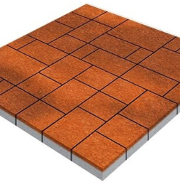 Плитка тротуарная SteinRus Инсбрук Альпен Б.7.Псм.6 Native, ColorMix Брук, толщина 60 мм