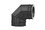 Отвод Schiedel PERMETER 50 T450 NI 90 град. черный, D 250/350 мм