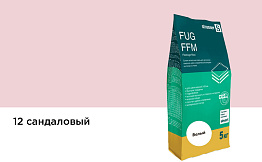 Сухая затирочная смесь strasser FUG FFM для широких швов 12 сандаловый, 5 кг