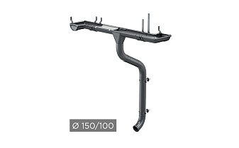 Водосточная система Aquasystem PURAL 150/100 мм RR 23