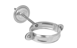 Хомут Aquasystem с комплектом крепления оцинкованная сталь для системы D 125/90