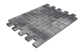 Плитка тротуарная SteinRus Прямоугольник А.6.П.4, гладкая, Актау, 200*100*40 мм