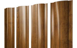 Штакетник Круглый Print Premium Golden Wood