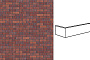 Клинкерная плитка угловая King Klinker Old Castle Red square HF39, 240*71*115*10 мм