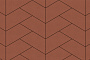 Плитка тротуарная Трапеция Б.1.Т.6 гладкий красный 400*200*200*200*60 мм