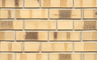 Кирпич клинкерный Muhr 35 KS Creme nuanciert Kohle Spezial гладкий, Spar NF, 240*55*71 мм