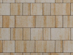 Плитка тротуарная Старый город Б.1.Фсм.8 искусственный камень степняк, комплект 3 шт, толщина 80 мм