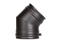 Отвод Schiedel PERMETER 50 30 град. черный, D 300/350 мм