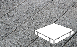 Плитка тротуарная Готика, City Granite FINO, Квадрат Б.5.К.8, Белла Уайт, 500*500*80 мм