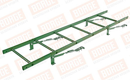 Лестница кровельная Borge для натуральной черепицы оцинкованная RAL 6002, 1,8 м