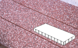Плитка тротуарная Готика, Granite FINO, Плита Б.9.П.10, Емельяновский, 900*300*100 мм
