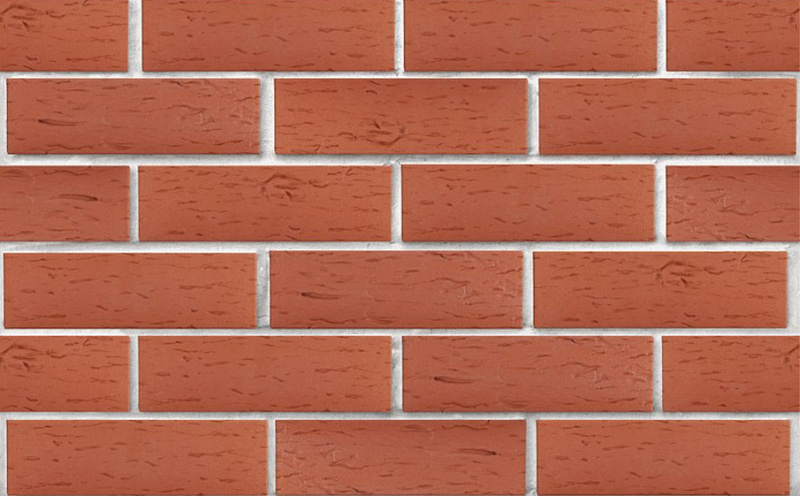 Кирпич клинкерный ЛСР Лондон красный береста, 250*85*65 мм