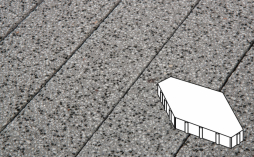 Плитка тротуарная Готика, City Granite FINERRO, Зарядье Б.6.Ш.10, Цветок Урала, 600*400*100 мм