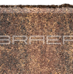 Плитка тротуарная BRAER Прямоугольник Color Mix Мальва, 200*50*60 мм