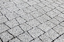 Плитка тротуарная Антик А.3.А.4 Стоунмикс белый с черным